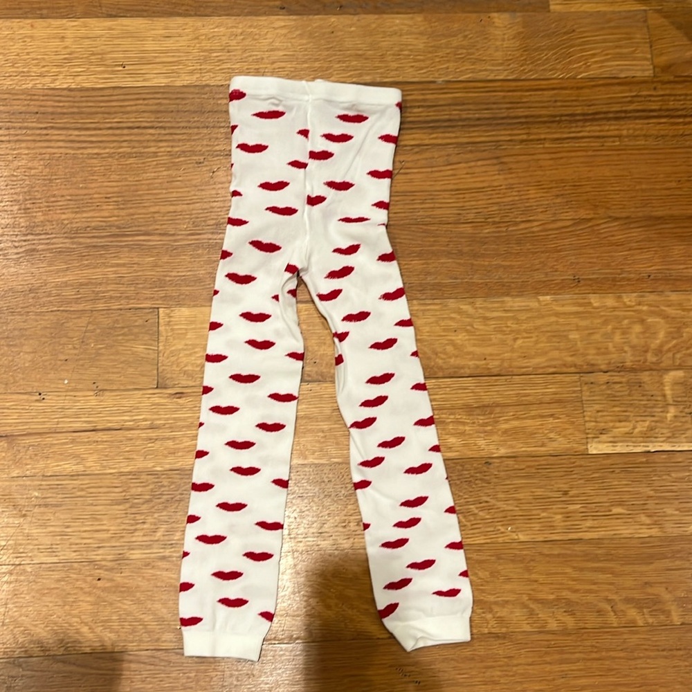 Super cute bobo choses lip footless tights/leggings.